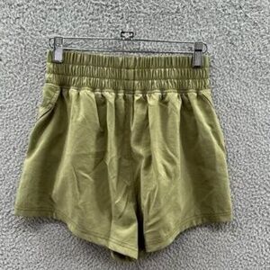 FREE PEOPLE FP Movement Next Round Muted Sage Green Shorts Women’s Size XS
